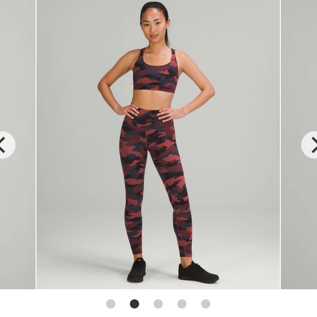 Lululemon Matching Wunder Under High-Rise Tight 25" & Energy Bra